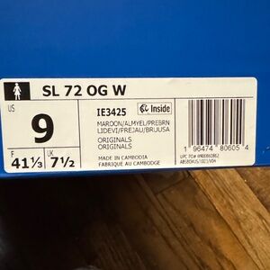 Adidas SL 72 OG Women's Shoes - Maroon and Brown